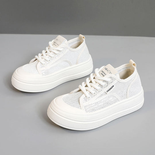 Damen modische Sneakers mit strukturiertem Obermaterial und dämpfendem Sohlenprofil R&B