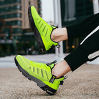 Damen Atmungsaktive Trail-Laufschuhe mit rutschfester Laufsohle und flexibler Dämpfung R&B
