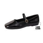 Damen Ballerinas mit elegantem Riemchen und glänzendem Obermaterial R&B