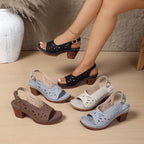 Damen Slingback Sandalen mit luftiger Schnittführung R&B