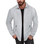 Herren modische Freizeitjacke mit strukturiertem Design und Modernem Schnitt R&B