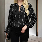 Damen Blusenshirt mit modischem Streifenmuster R&B