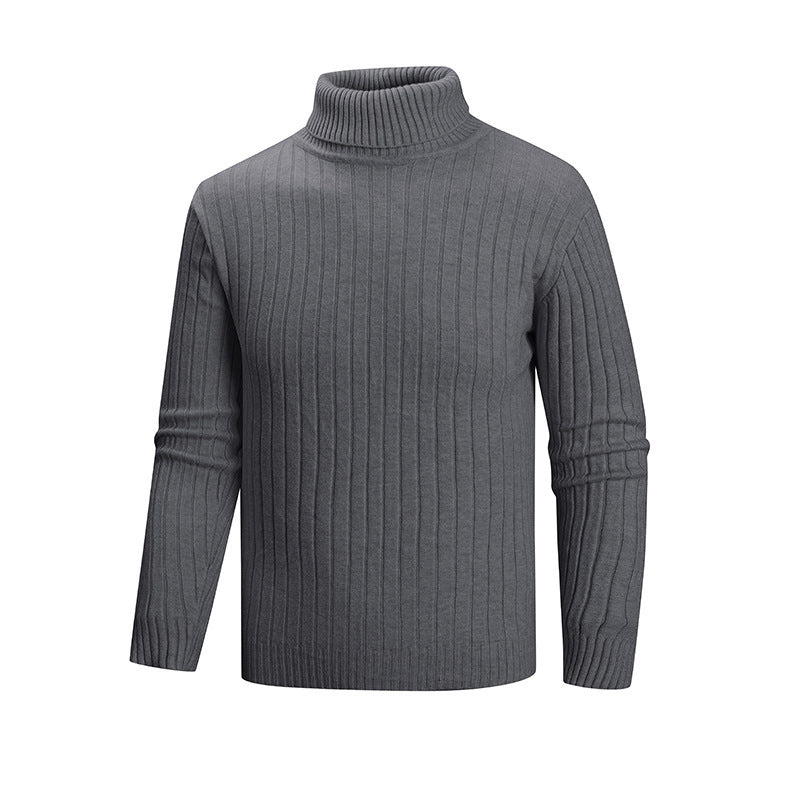 Herren Strickpullover mit Stehkragen R&B