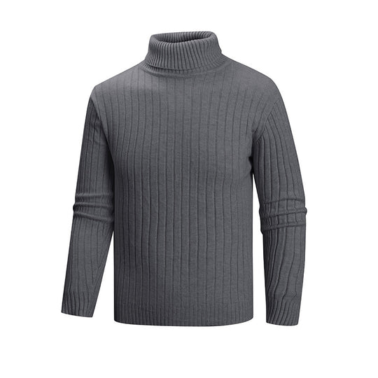 Herren Strickpullover mit Stehkragen R&B