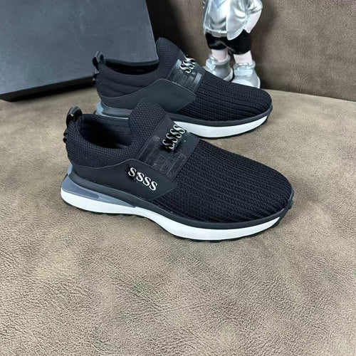 Damen High-Performance Slip-On Sneakers mit atmungsaktiver Oberflächenstruktur R&B