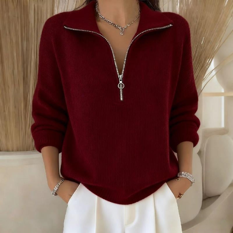 R&B | Pullover mit Halbem Reißverschluss
