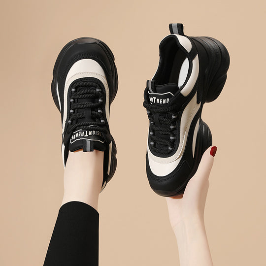 Damen Sportliche Chunky Sneakers mit rutschfester Sohle und dämpfendem Fußbett R&B
