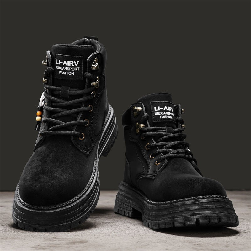 Damen robuste Winterboots mit modischen Details