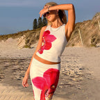 Damen Maxi-Kleid mit floralem Print und figurbetontem Design R&B