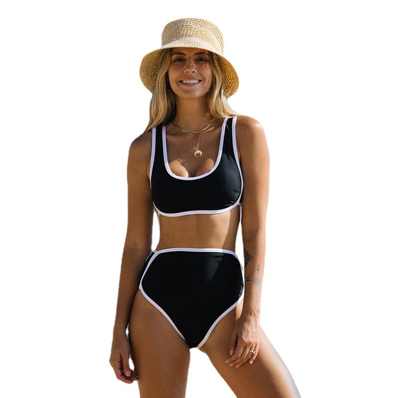 Damen Hochgeschnittener Sport-Bikini R&B