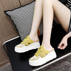Damen Sneaker mit modischem Plateau und luftiger Schnürung