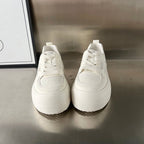 Damen Plateau-Sneaker mit modischer Struktur und rutschfester Sohle R&B