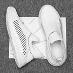 Damen Atmungsaktive Slip-On Sneakers mit elastischem Obermaterial und flexiblem Knöchelschutz R&B
