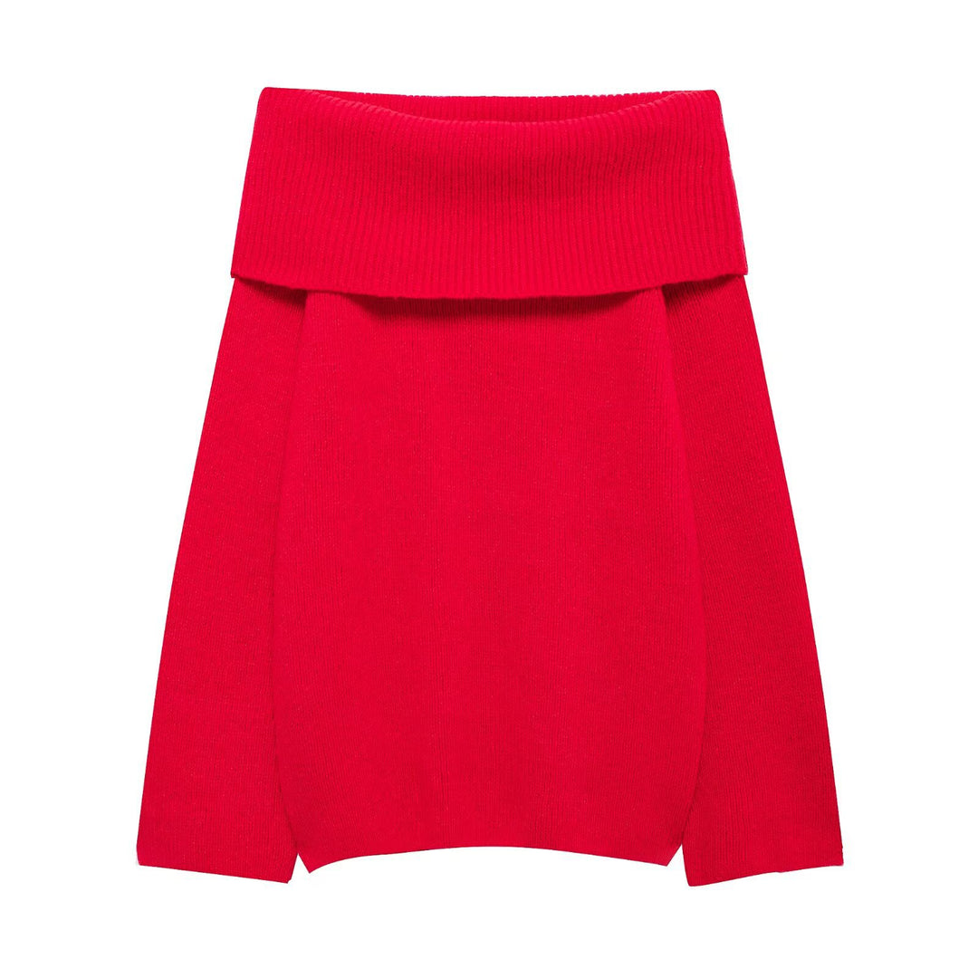 Damen Kuscheliges Strickoberteil R&B