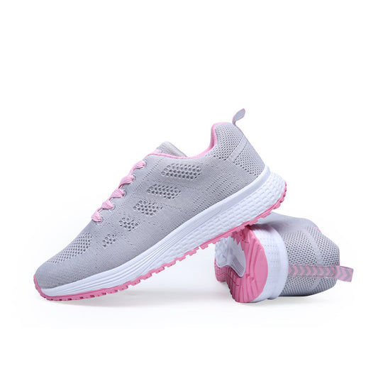 Damen Sportliche Laufschuhe mit atmungsaktiver Oberflächenstruktur und rutschfester Sohle R&B