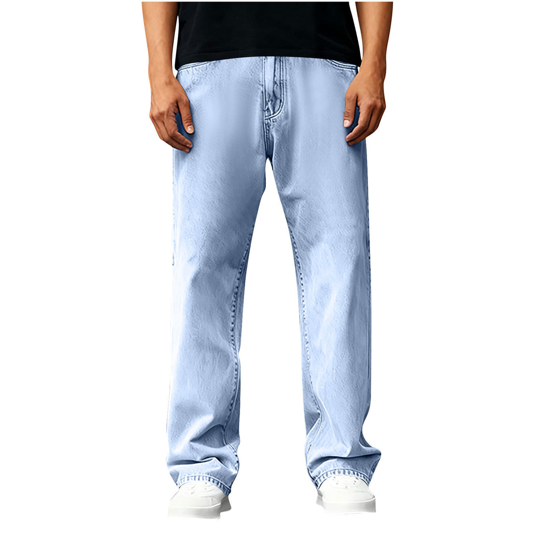 Herren Weite Jeans mit praktischen Taschen