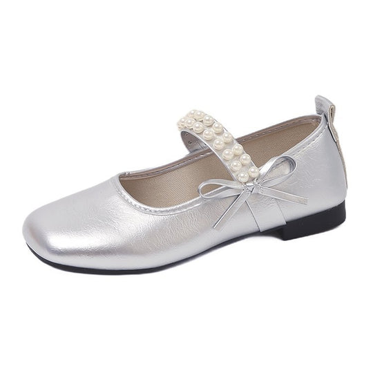 Damen Ballerinas mit dekorativem Perlenriemen und Schleifenakzent R&B