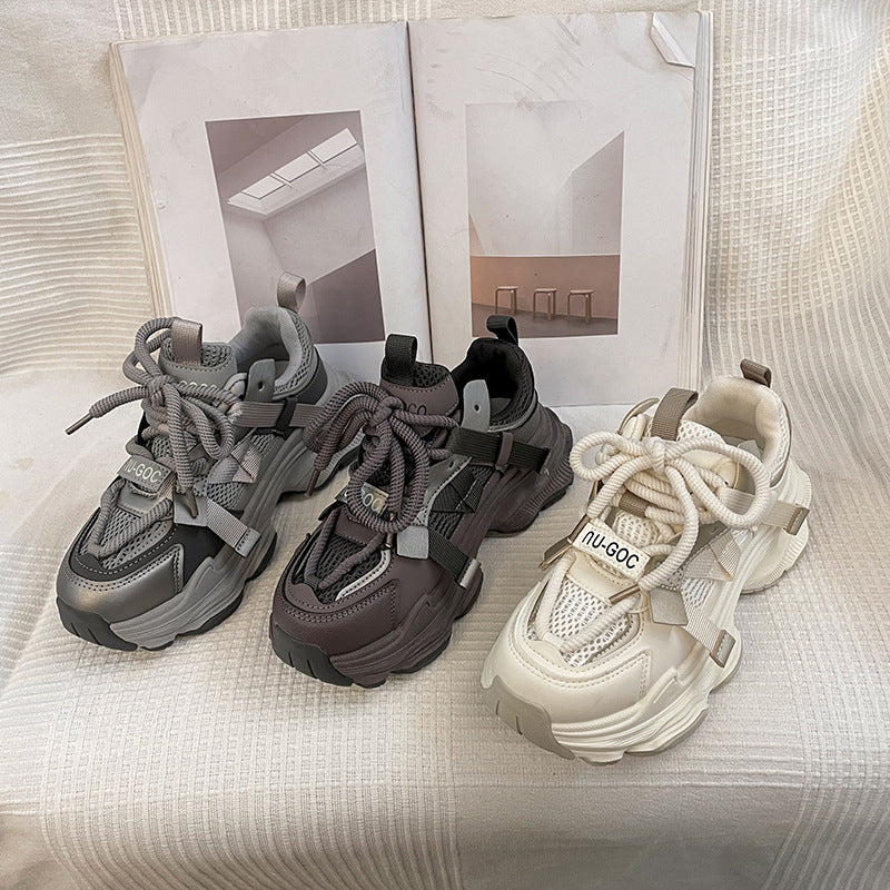 Damen Bequeme Chunky Sneakers mit innovativem Sohlen-Design R&B