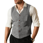 Damen Weste aus hochwertigem Wollmix mit praktischen Taschen und elegantem Design R&B