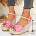 Damen Keilabsatzsandalen R&B