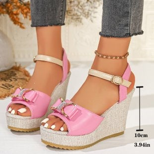 Damen Keilabsatzsandalen R&B