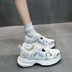 Damen Sportliche Sneaker mit atmungsaktiver Mesh-Oberfläche und dämpfender Laufsohle R&B