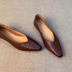 Damen spitze Slipper mit eleganter V-Ausschnittform R&B