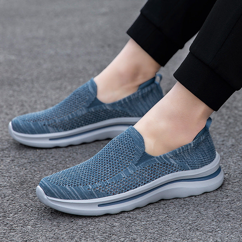 Damen Slip-On Sneakers aus atmungsaktivem Mesh mit komfortabler Sohle R&B