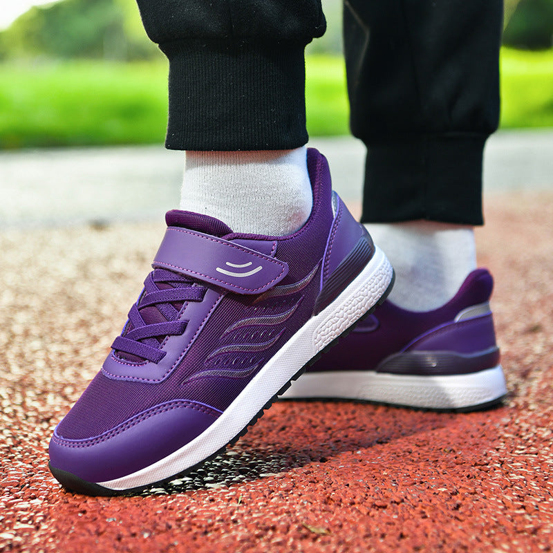 Damen Sportliche Sneaker mit praktischem Klettverschluss und atmungsaktiver Oberflächenstruktur R&B