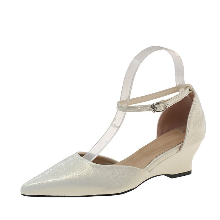 Damen elegante Slingback-Pumps mit transparentem Riemendesign und schickem Blockabsatz R&B