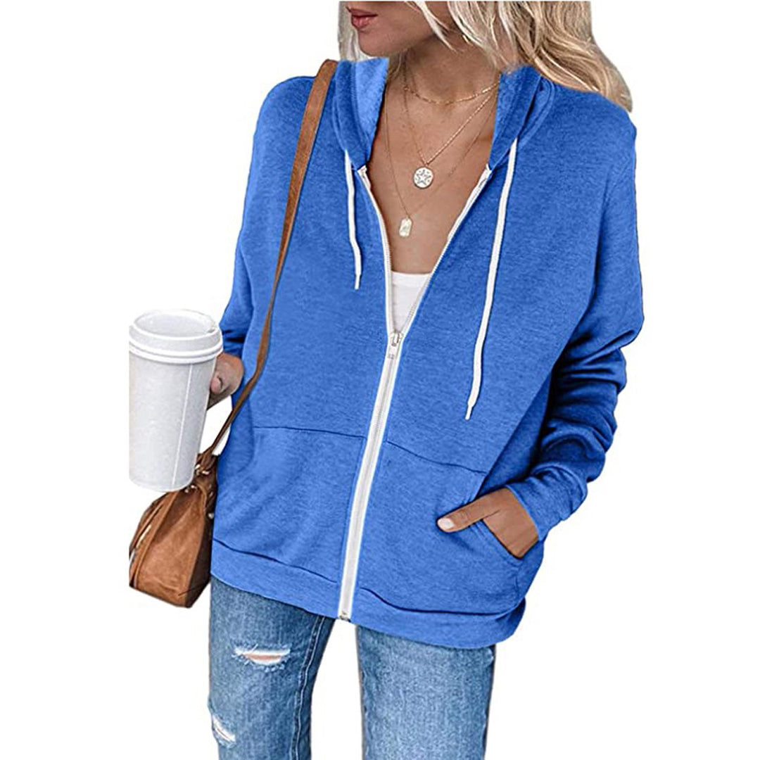 Damen Kapuzenjacke mit weichem Fleece und praktischen Taschen R&B