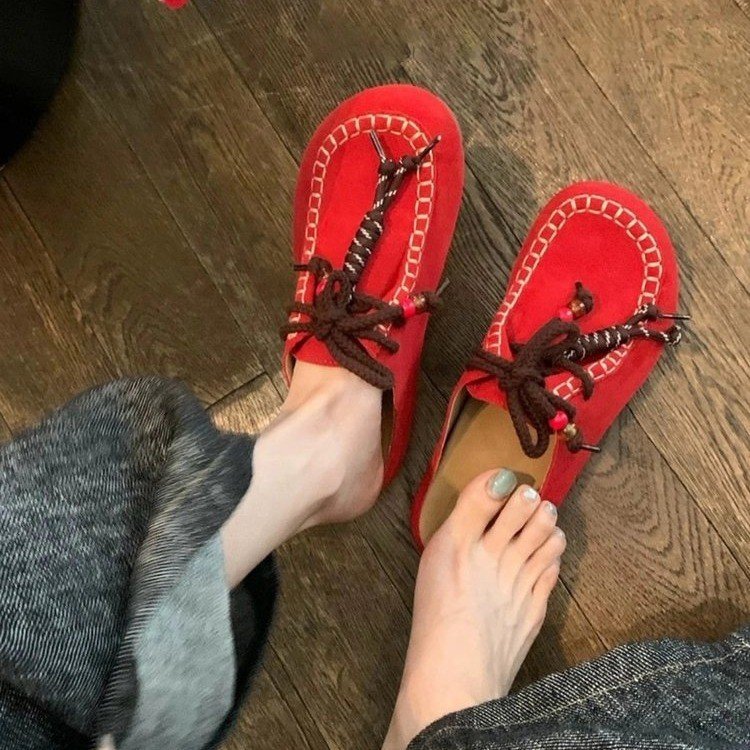 Damen Mokassins mit kreativem Verzierungsdetail und bequemer Innensohle R&B