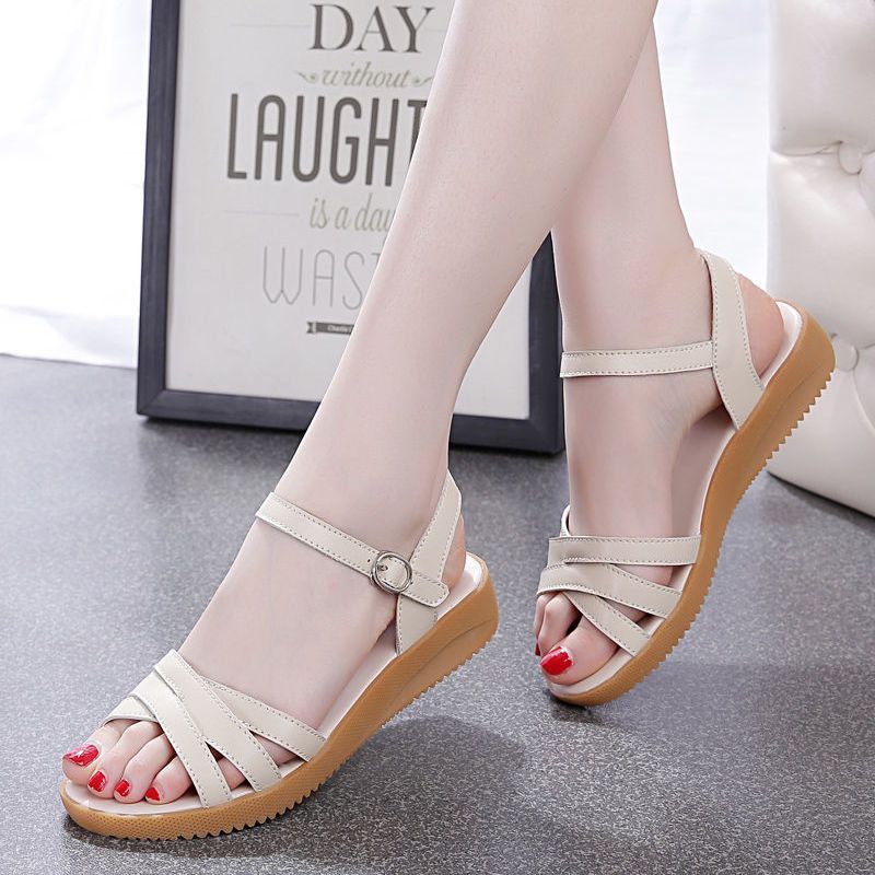 Damen Bequeme Sandalen mit elegantem Riemendesign und ergonomischer Sohle