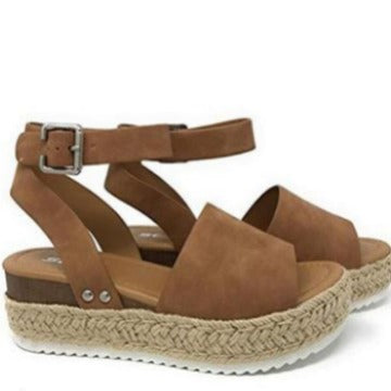 Damen Espadrille Sandalen mit verstellbarem Riemen