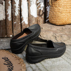 Damen Komfortable Slip-On Mokassins R&B