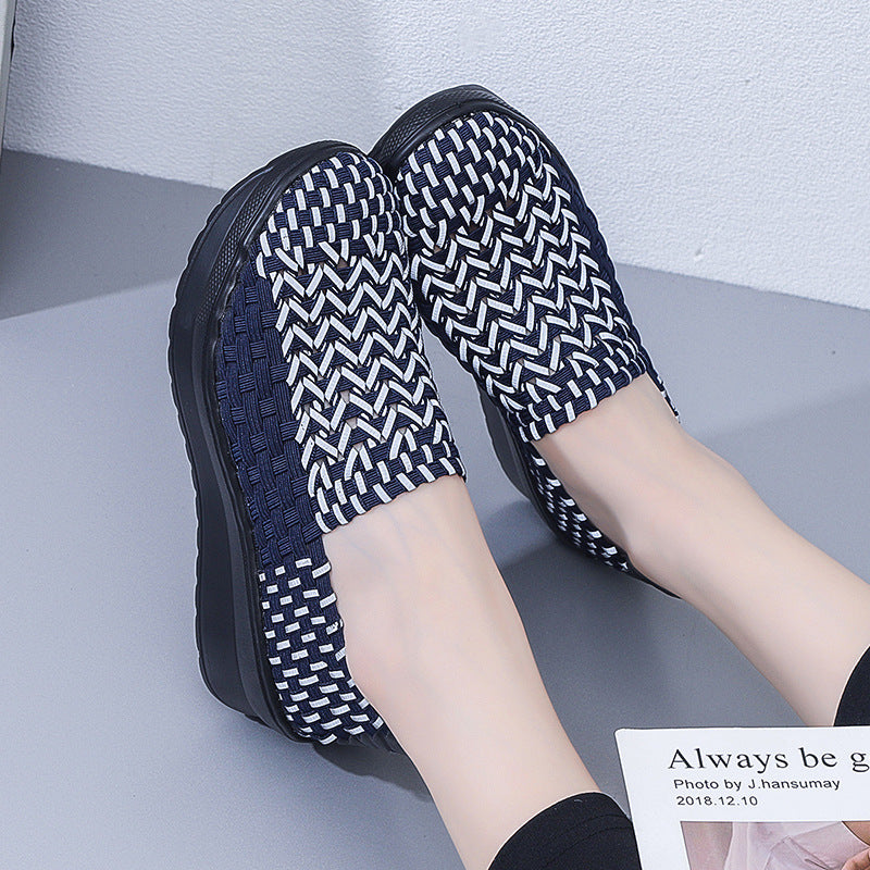 Damen Komfortable und atmungsaktive Slip-On Sneakers