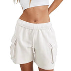Damen Casual Cargo Shorts R&B