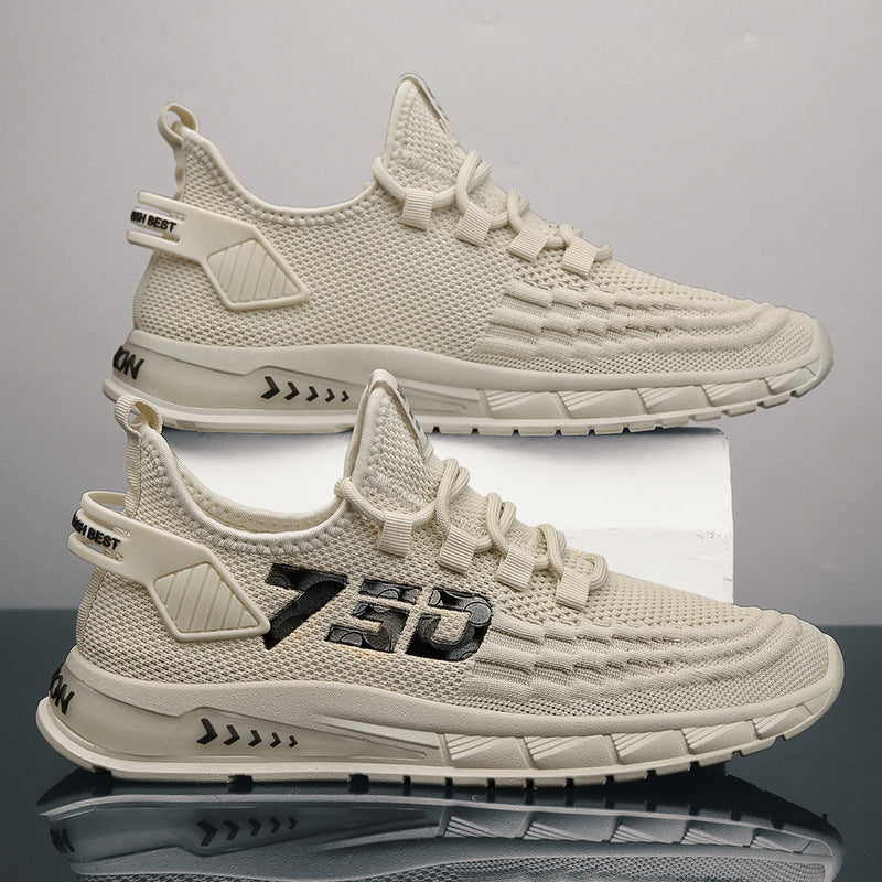 Damen Sportliche Laufsneaker mit atmungsaktiver Mesh-Oberfläche und rutschfester Sohle R&B