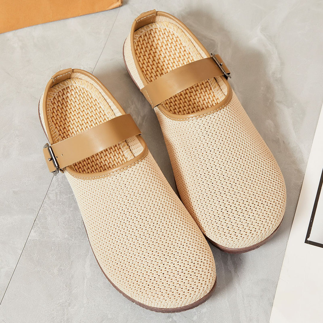 Damen Atmungsaktive Clogs mit verstellbarem Riemen R&B