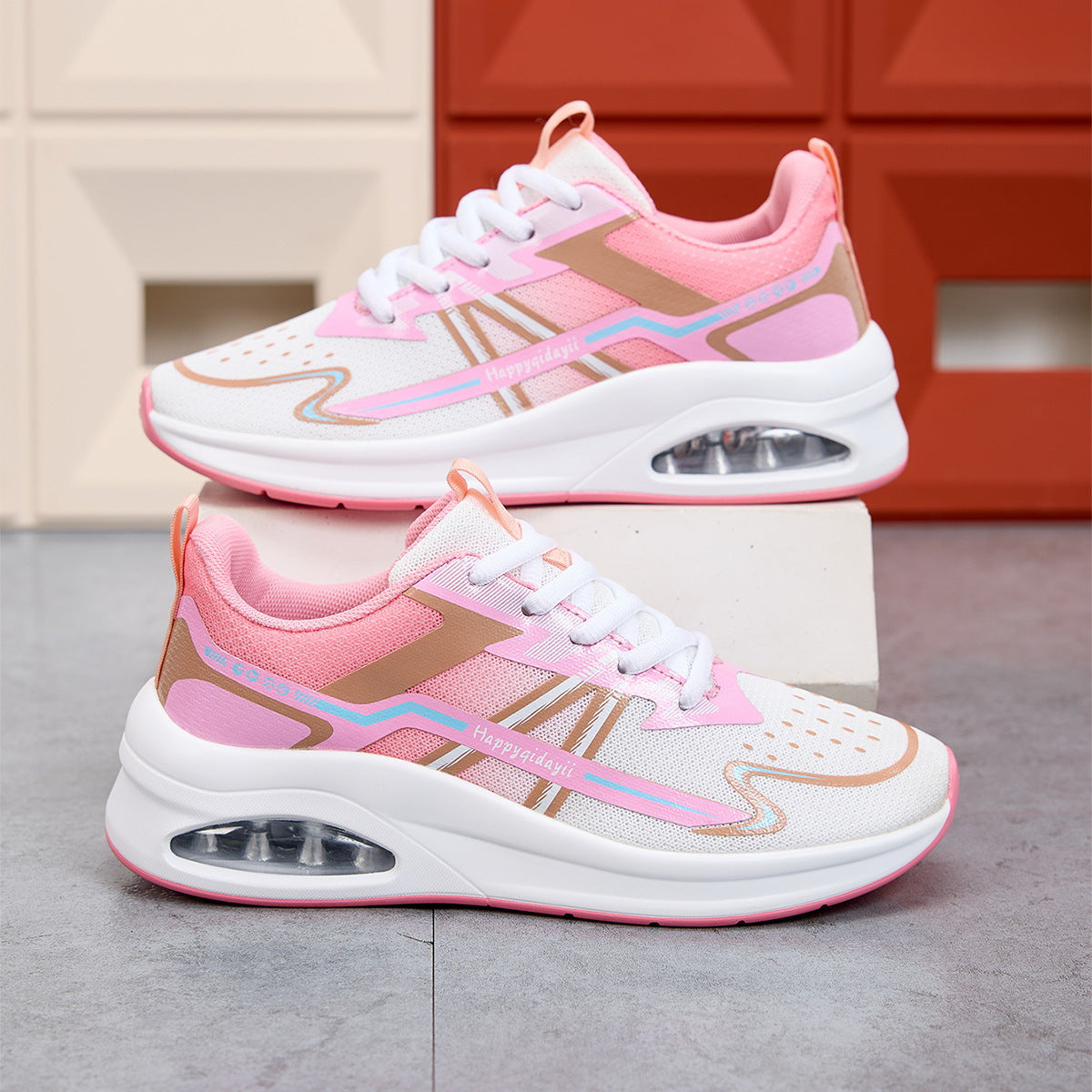 Damen Dämpfende Lifestyle-Sneaker mit Luftpolster und atmungsaktivem Obermaterial