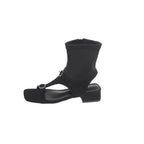 Damen elegante Ankle Boots mit modischem Riemchen-Design R&B