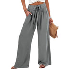 Damen Leichte und luftige Palazzohose mit seitlichen Taschen R&B