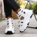Damen Sportliche Sneakers im R&Brnen Schnitt mit atmungsaktiver Oberflächenstruktur und rutschfester Sohle R&B