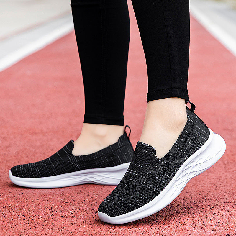 Damen Bequeme Slip-On Sneakers mit flexibler Sohle R&B