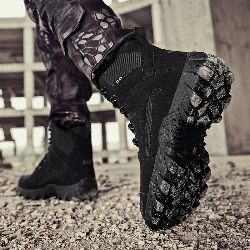 Herren Isolierte Winterstiefel mit rutschfester Sohle und warmem Innenfutter R&B
