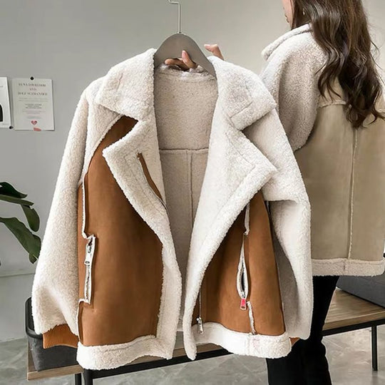 R&B | Overgrößed Plüschjacke