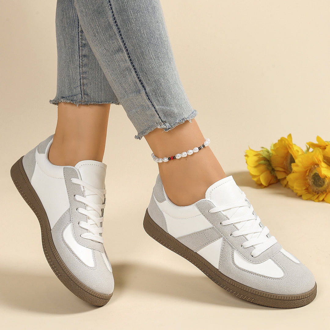 Damen Freizeitsneaker mit sportlichem Design und rutschfester Sohle R&B