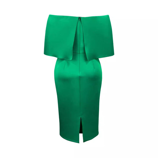 Damen Elegantes Midi-Kleid mit übergroßem Schleifen-Detail R&B