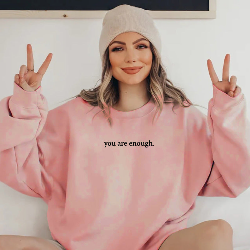 Damen Sweatshirt mit inspirierendem Schriftzug