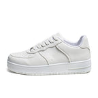 Damen lässige Ledersneaker R&B
